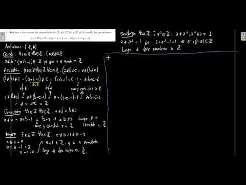 Estructuras Algebraicas 4 - Ejercicios Con Anillos Y Cuerpos - YouTube