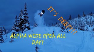 WIDE OPEN | 70CM of wet heavy snow!