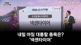 [운수대통] 내일 아침 대통할 종목은? '넥센타이어'  | 조선일 MBN골드 매니저