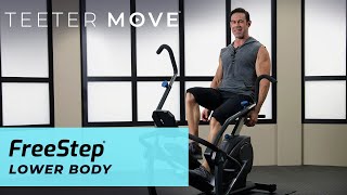 18 Min Lower Body Workout | FreeStep Cross Trainer | Teeter Move