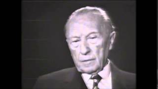 Chancellor Adenauer on France and the Jews [English/German subtitles]