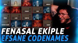 ŞAKANIN ARDI ARKASI KESİLMEYEN EKİPLE CODENAMES | EFE UYGAÇ OYUNDA