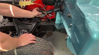 1959 impala changing to a newer style steering box