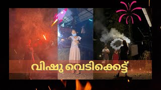 വിഷു തലേന്ന് പടക്കത്തിന്റെ ആറാട്ട് | നിക്കി ബോധം കേട്ട് വീണു 🤣