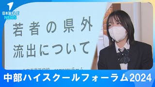 【中部ハイスクールフォーラム2024】地域課題の解決や地域と連携した事業の実現を目指して　高校生によるプレゼンや展示の発表会　鳥取県倉吉市