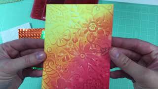 Tutorial- Sizzix 3D Embossing Folders