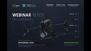 TOPODRONE LiDAR and Photogrammetry Survey With UgCS | Maxim Baklykov