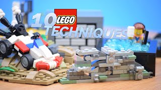 The 10 BEST LEGO Building Techniques!