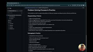 Problem Solving Process: Programming Problems and Practice