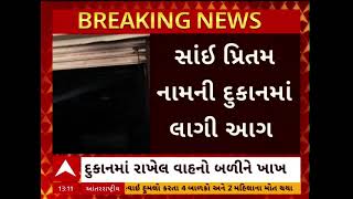 Navsari Fire | નવસારીમાં દુકાના ફાટી નીકળી આગ, કાર્સ બળીને ખાખ