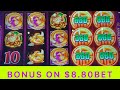 Endless Treasure slot machine $8.80 bet bonus win EP #1/3 @Viejas Casino