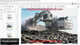 Liebherr Hydraulic excavator R 9200 E Operating Manual