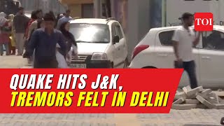 Delhi Earthquake: Earthquake shakes Delhi-NCR after hitting Jammu & Kashmir