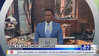 Crews Respond To Fire At Brookhaven Apartment Complex
