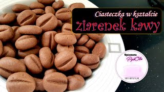 Ciasteczka w kształcie ziaren kawy! Kruche ciastka kawowe SZYBKIE I PROSTE! | Crispy coffee cookies