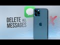 How to Delete All Messages on iPhone (tutorial)