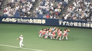 ナゴヤドーム8回表のドアラ バク転タイム結果は…（7/29・タイガース戦）