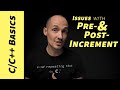 Issues with the pre- and postincrement operator in C, C++, etc.