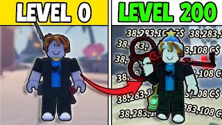 Reaching MAX Level in Fisch but if I DIE I RESTART.. (Roblox Fish)