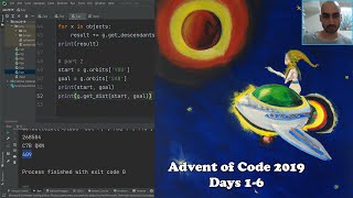 Advent of Code 2019 (Python) - days 1-6