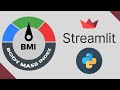 Build a BMI Calculator with Python & Streamlit in Under 6 Minutes!