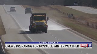 Randolph County crews prepare for possible winter weather