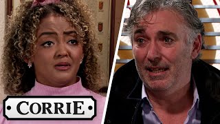 Emma Finds Out Curtis' Dad is Alive and Curtis Lied to Her | Coronation Street