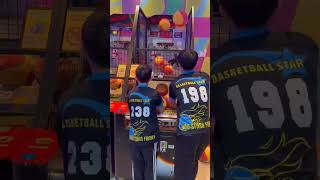 Ai投籃機與超強小朋友雙打再破紀錄#basketball #shorts