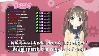 Neuro-Sama exposes Vedal and anny