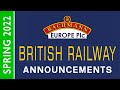 Bachmann Europe | British Railway Announcements | SPRING 2022 [CC]