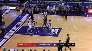 Michal Cekovsky 3 Dunks in a Row vs. Northwestern