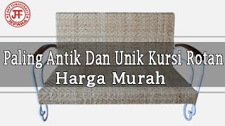 Kursi Tamu Rotan Antik Industrial Unik Harga Murah Terbaru