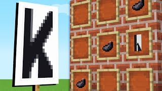 MINECRAFT BANNER LETTER TUTORIAL (Pocket Edition / Java)