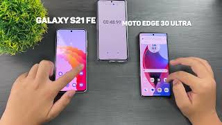 Samsung Galaxy S21 FE VS Moto Edge 30 Ultra - First SPEED TEST