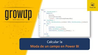 Calcular la Moda de un campo en Power BI