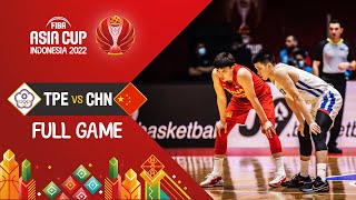 Chinese Taipei  - China 🇨🇳 | Basketball Full Game - #FIBAASIACUP 2022