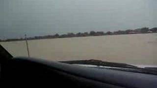 Driving through a river to reach Gorom Gorom, Burkina Faso