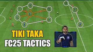 EA FC 25 TIKI-TAKA Masterclass 4222 Formation Custom Tactics Revealed!