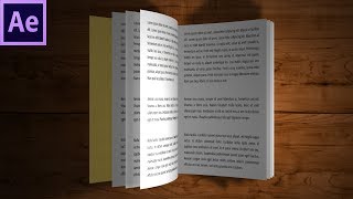 After Effects Tutorial - 3D Flip book animation - 84