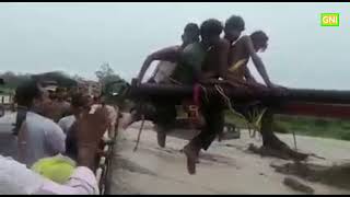 Uttarakhand: SDRF rescued 4 labourers from the construction site of a bridge in Shyampur, Haridwar