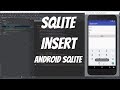Android SQLite Tutorial 61 - SQLite Insert