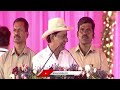 cm kcr hikes disabled pension kcr public meeting mancherial v6 news