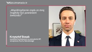 Bosak: Jestem niewygodnym klockiem w kampanii | #RZECZoPOLITYCE