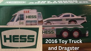 HESS 2016 TOY TRUCK AND DRAGSTER