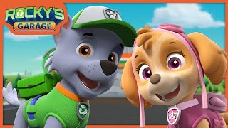 Rocky Fixes Skye's Starter | Rocky's Garage | PAW Patrol