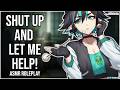 3DIO ASMR | Tsundere Tomboy takes Care of your Problem 🙄| Ear Cleaning Audio Roleplay