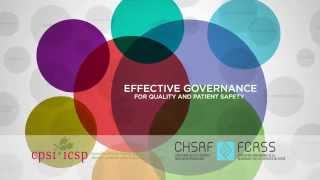 Effective Governance for Quality and Patient Safety Program