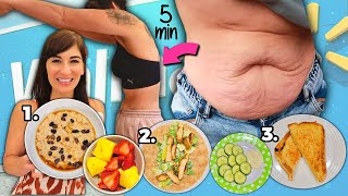 I ate these 3 simple 5 minute FAT LOSS MEALS from Walmart to Get My Leanest Body Ever