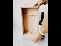 double wine wooden box from jinan amazing craft