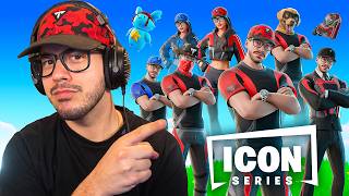 REACTING to MY FORTNITE ICON SKIN (Typical Gamer)